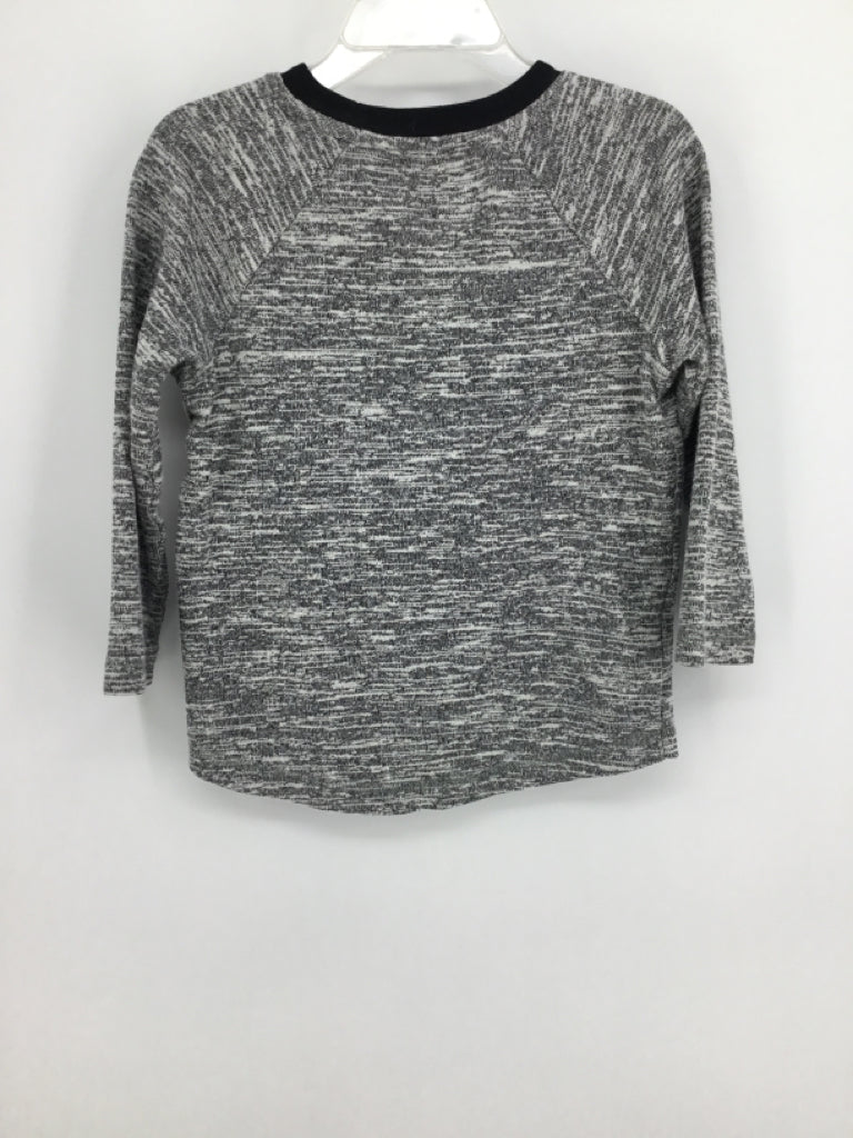 Cat & Jack Child Size 2 Black Marbled Shirt - boys
