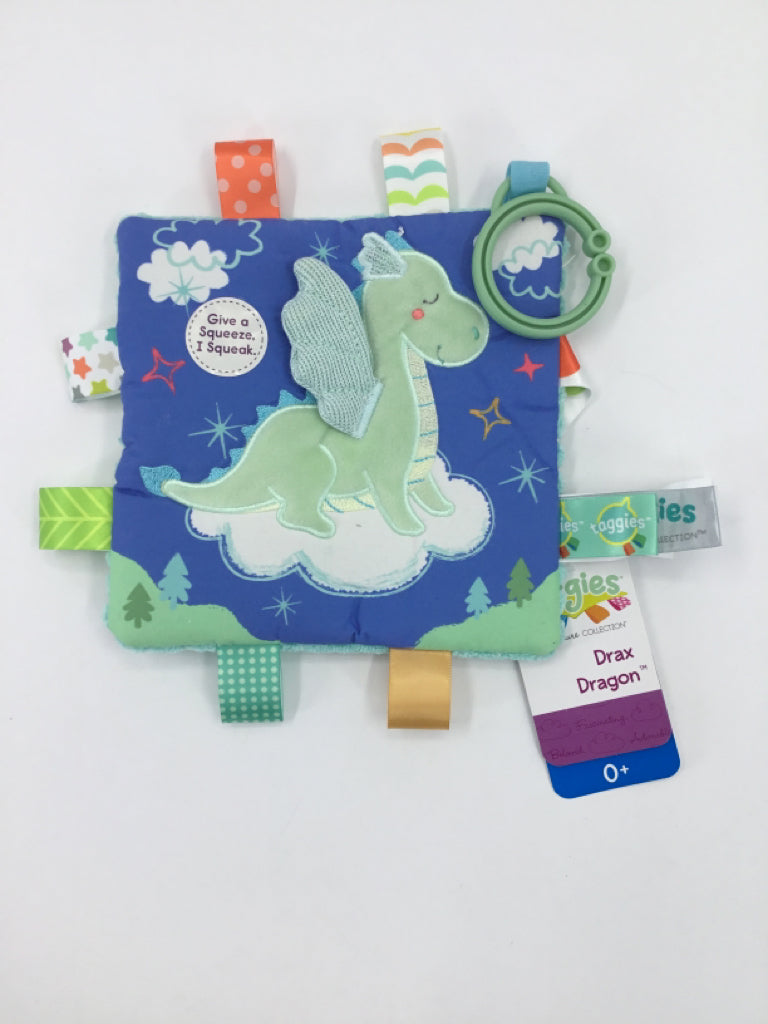 Taggies Crinkle Me Drax Dragon Baby Toy