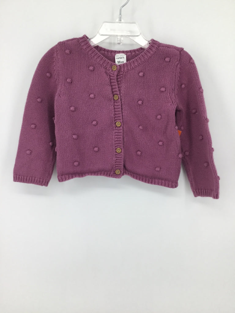 Carter's Child Size 18 Months Pink Sweater - girls