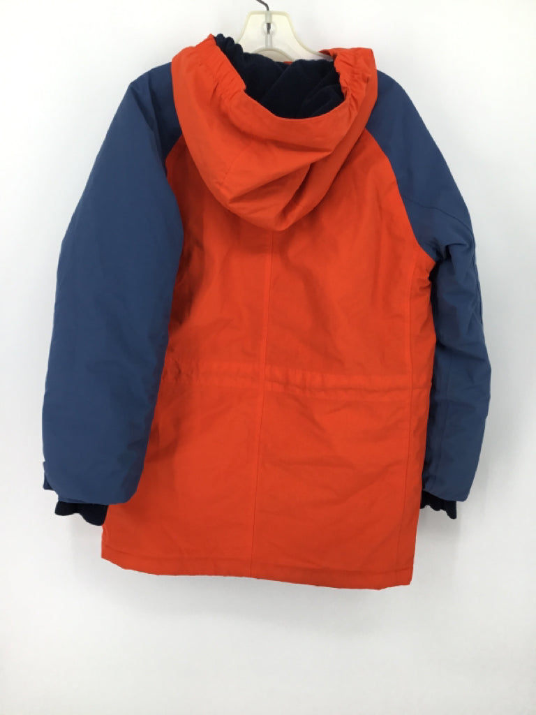 Lands' End Child Size 10 Orange Solid Outerwear - boys