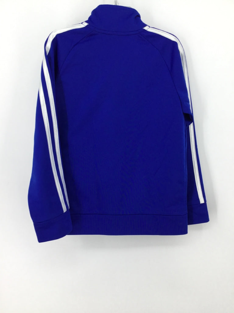 Adidas Child Size 6 Blue Solid Jacket - boys