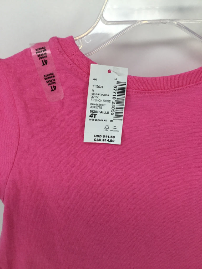 Childrens Place Child Size 4 Pink Easter T-Shirt