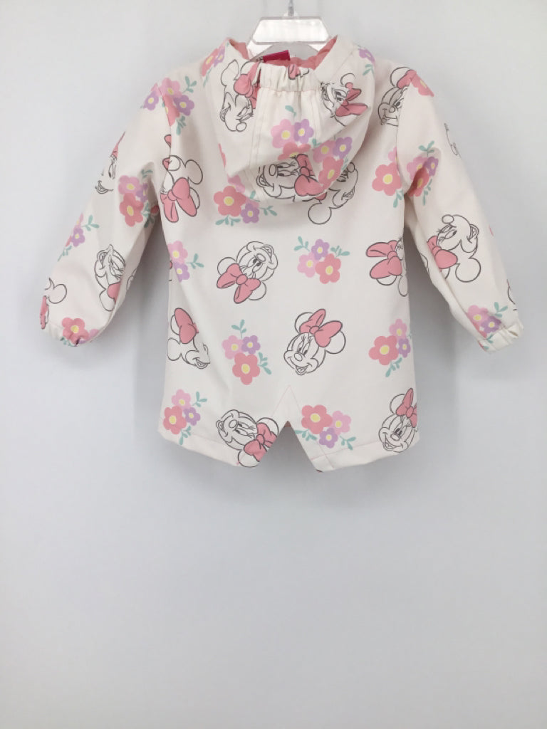 Disney Child Size 3 White Raincoat - girls