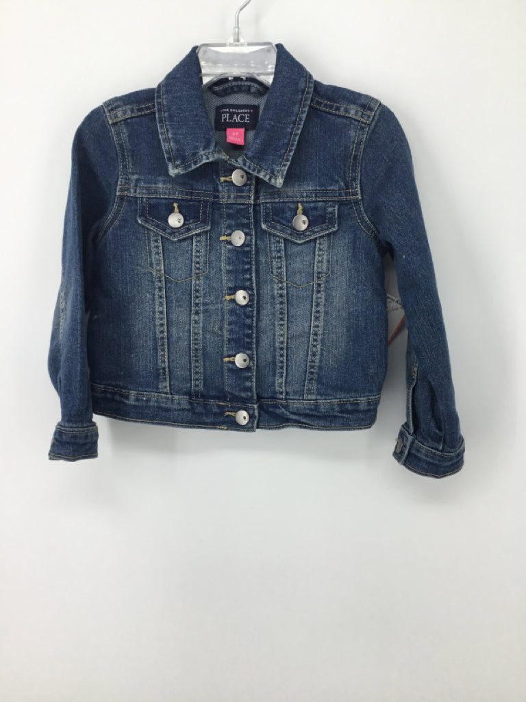 Childrens Place Child Size 3 Blue Jacket - girls