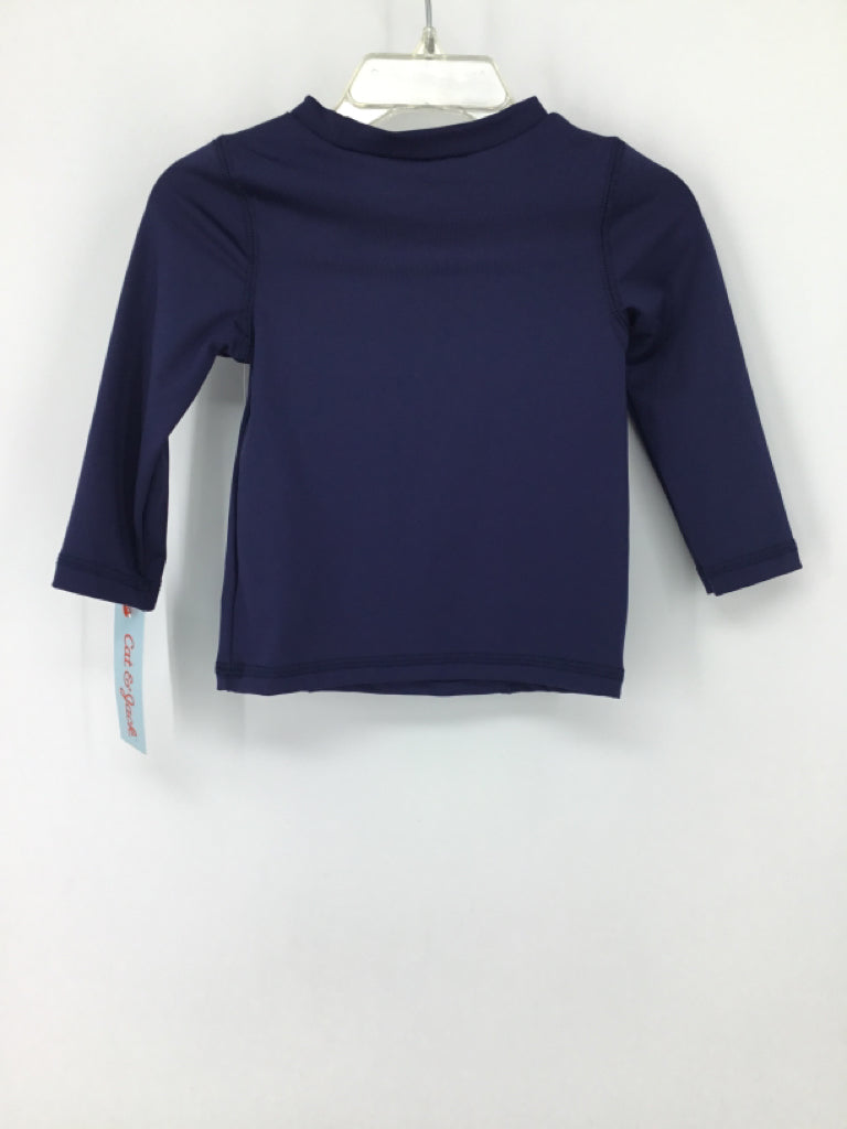 Cat & Jack Child Size 12 Months Navy Solid Swimwear - boys