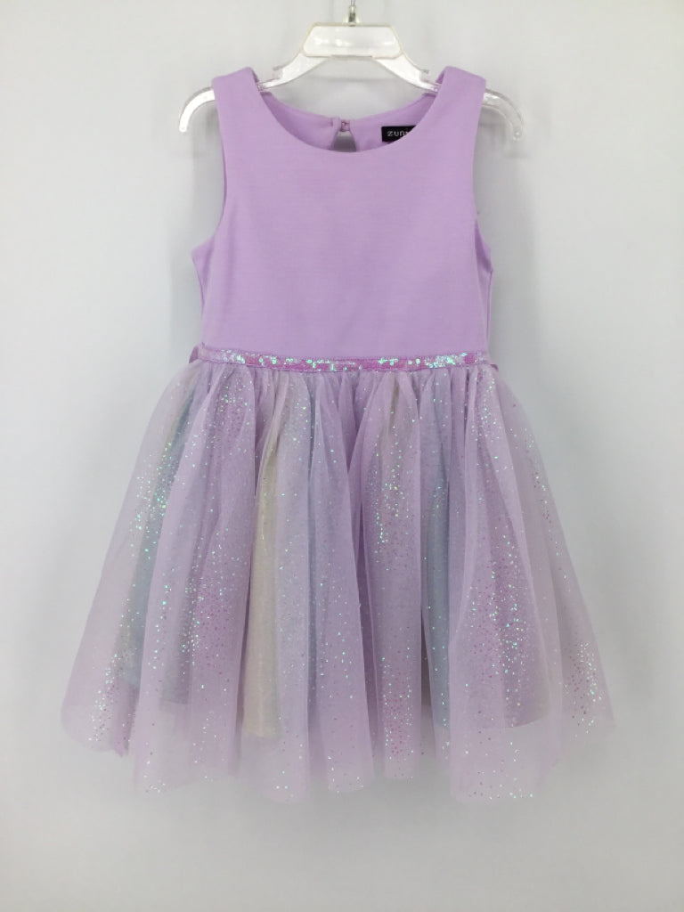 Zunie Child Size 5 Purple Dress - girls