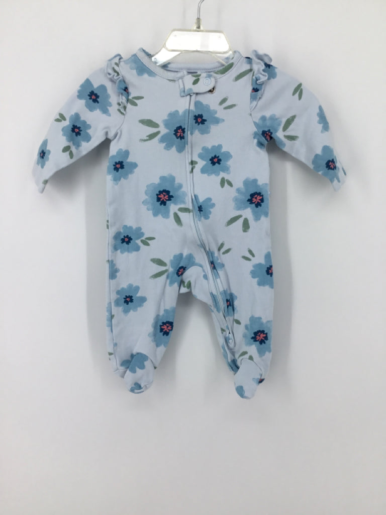 Just One You Made by Carters Child Size 3 Months Blue Sleepers