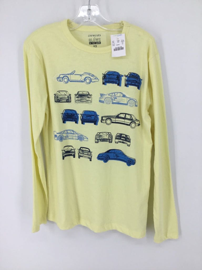Crewcuts Child Size 12 Yellow screen printed T-shirt - boys