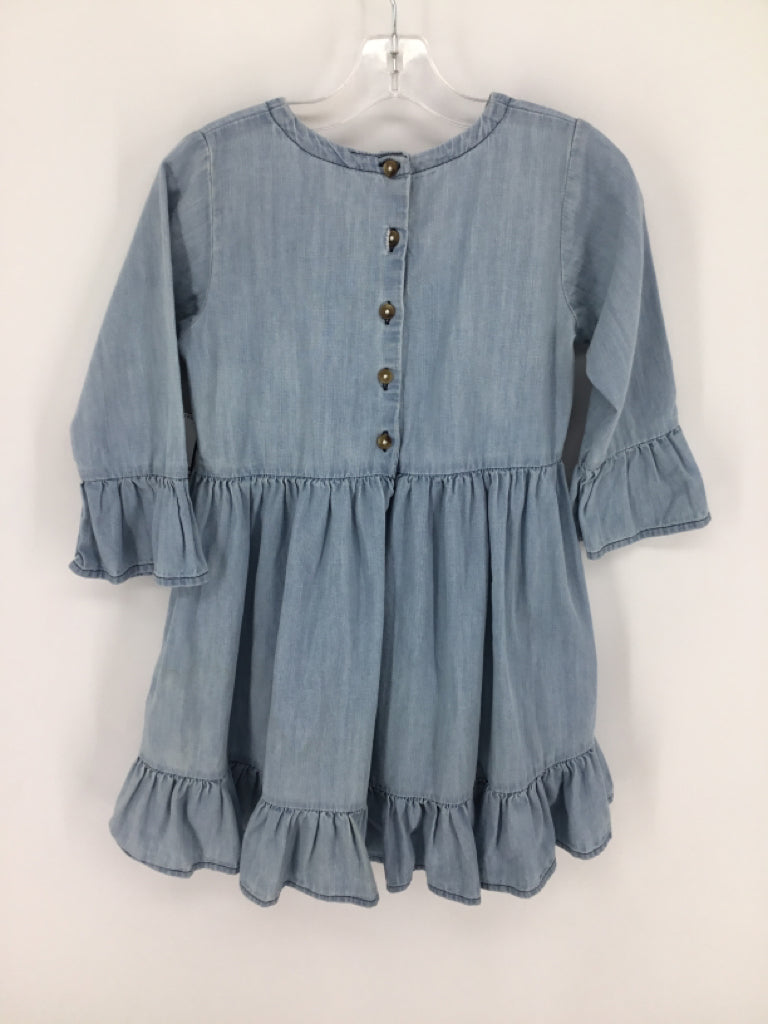 Ruffle Butts Child Size 8 Blue Dress - girls