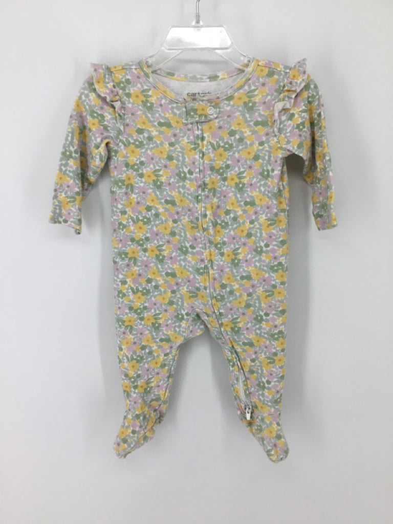 Just One You Made by Carters Child Size 6 Months Multi-Color Sleepers