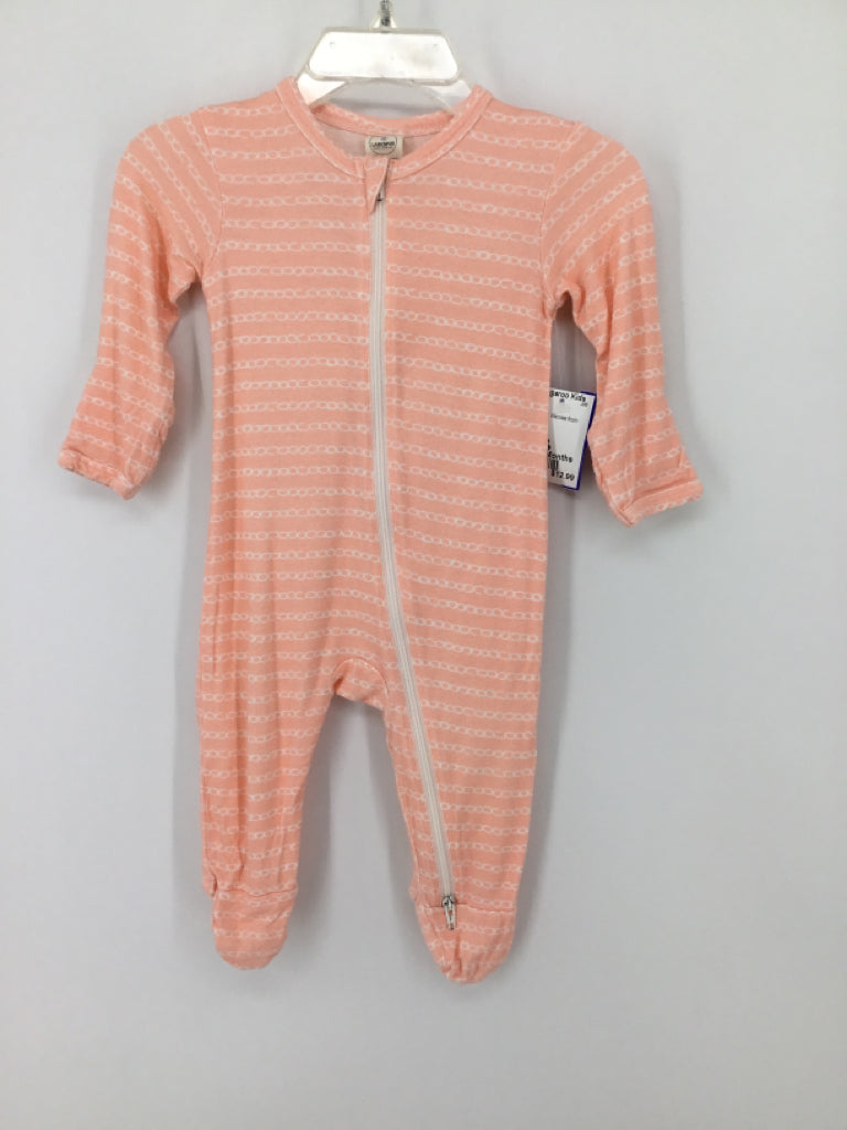 Larkspur Child Size 3-6 Months Pink Sleepers