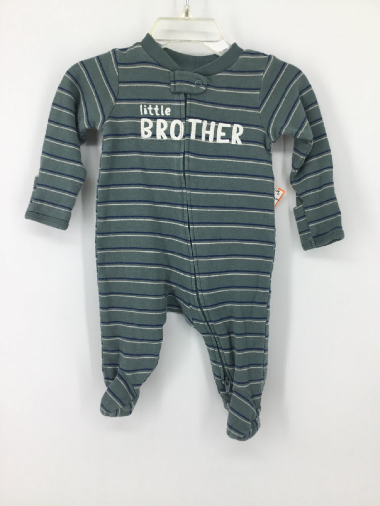 Just One You Made by Carters Child Size 3 Months Green Sleepers