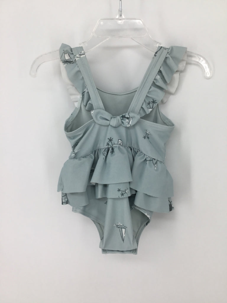 Carter's Child Size 9 Months Blue Swimwear - girls