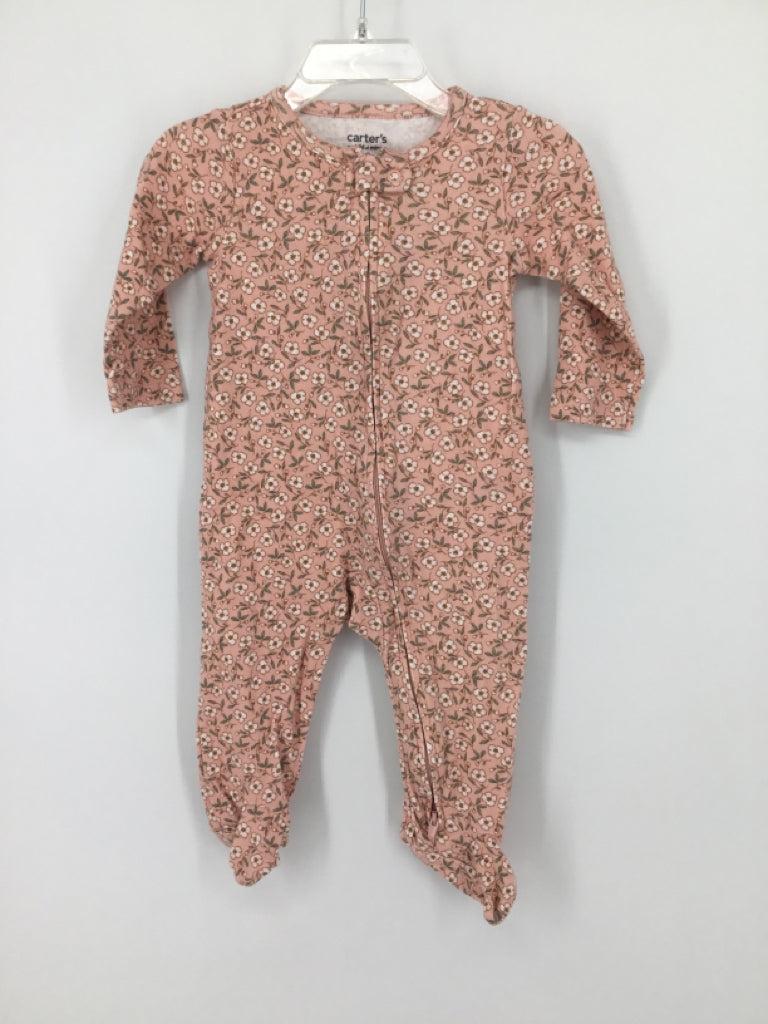 Child of Mine Child Size 6-9 Months Pink Sleepers