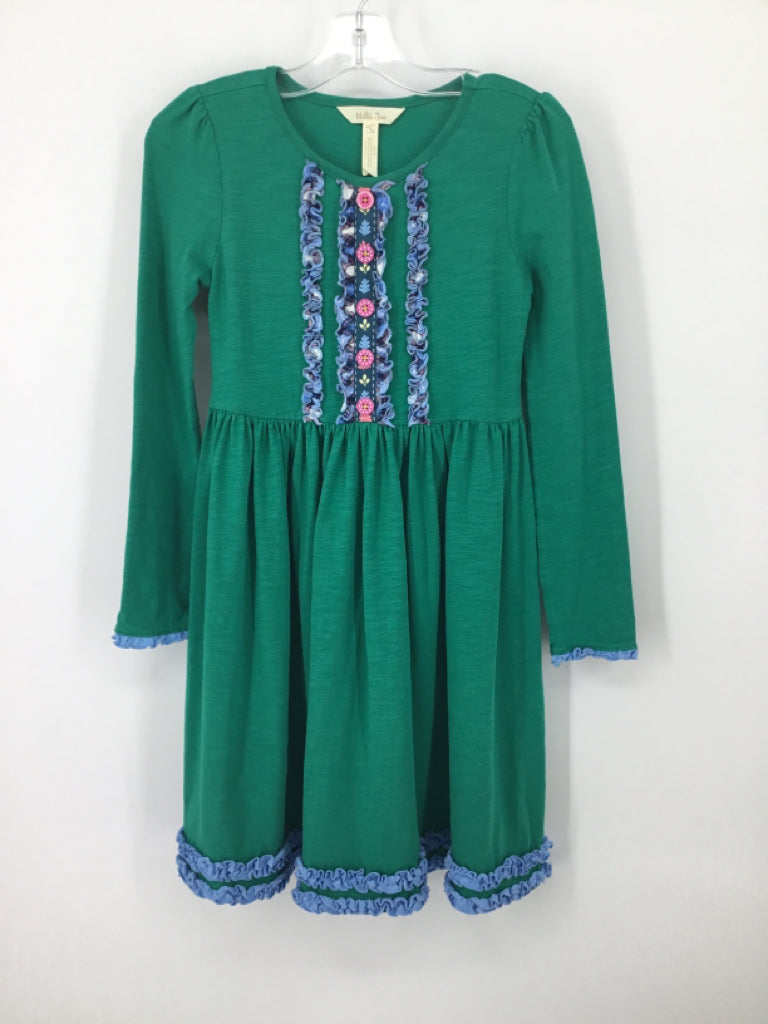 Matilda Jane Clothing Child Size 8 Green Dress - girls
