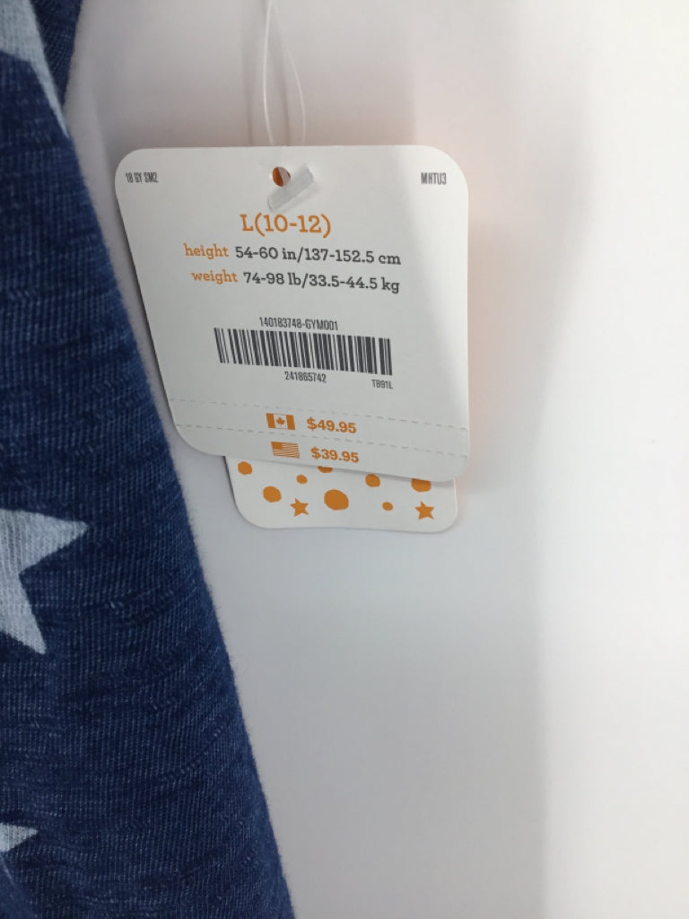 Gymboree Child Size 10 Blue Stars & Stripes Dress