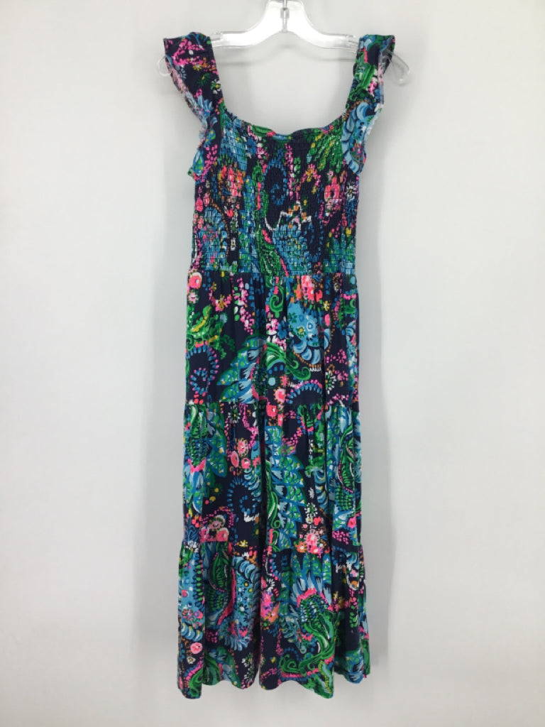 Lilly Pulitzer Child Size 8 Navy Dress - girls