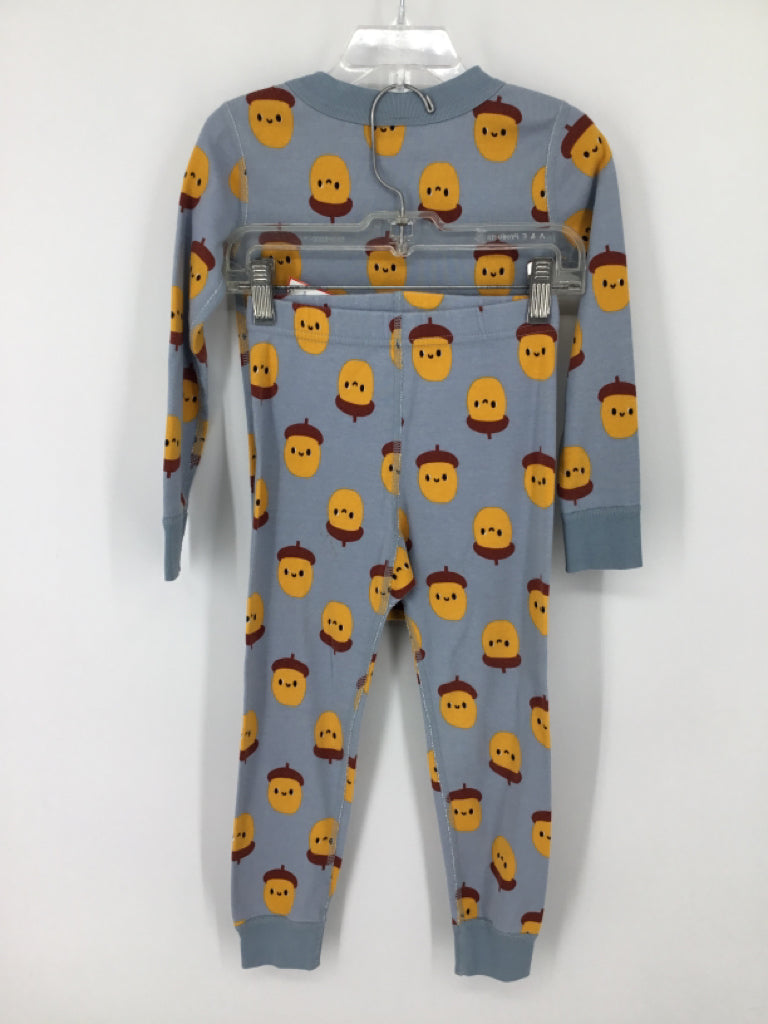 Hanna Andersson Child Size 4 Blue Print Pajamas - boys