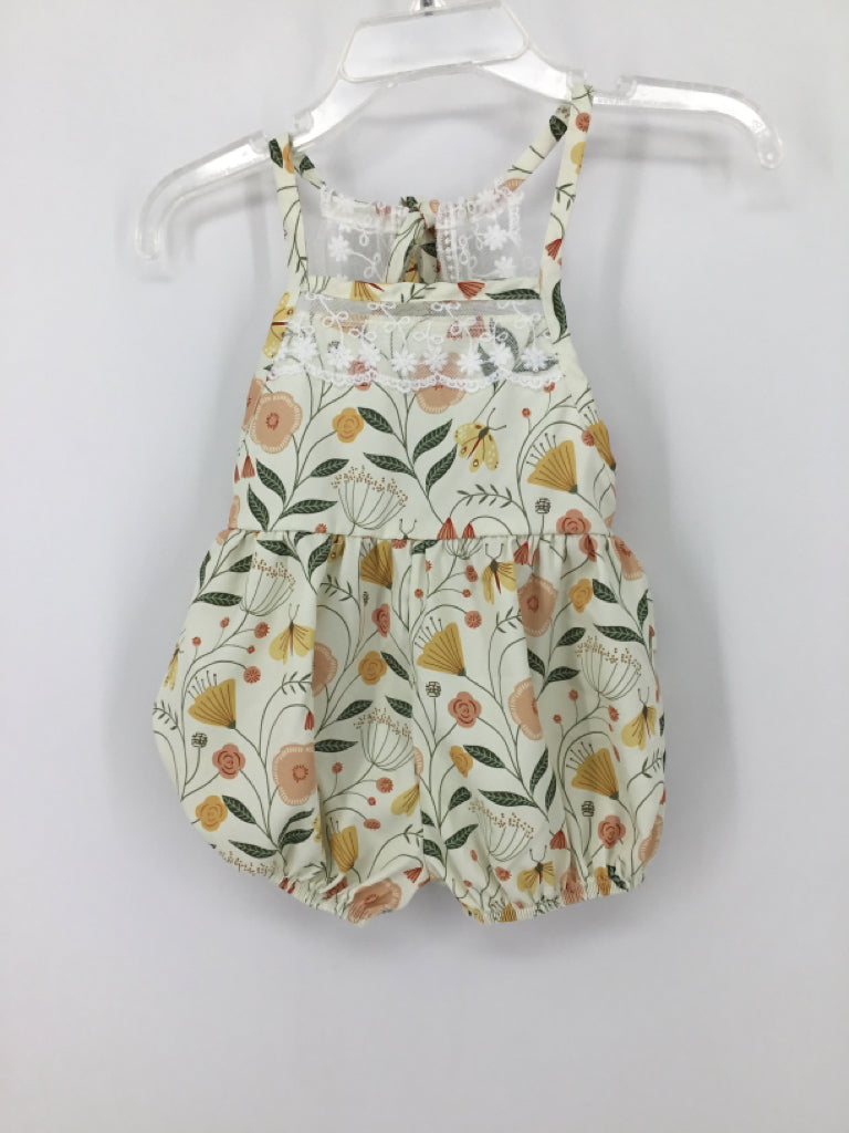 Bailey Bloosoms Child Size 3-6 Months Cream Outfit - girls