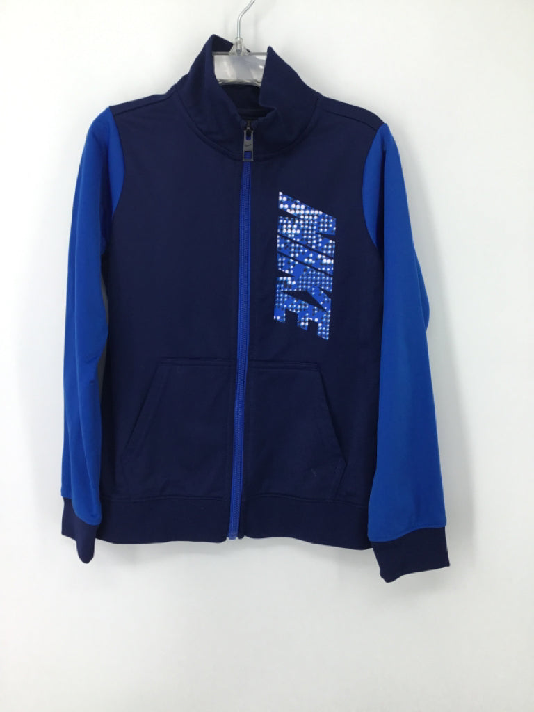 Nike Child Size 6 Blue Solid Jacket - boys