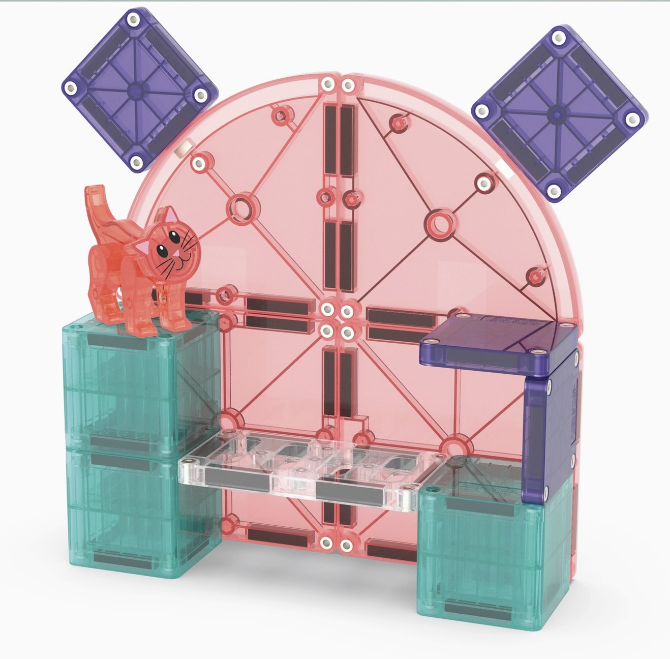 Magna-Tiles - Cat Tree (13 Piece Set)