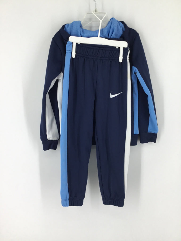 Nike Child Size 6 Blue Solid Outfit - boys