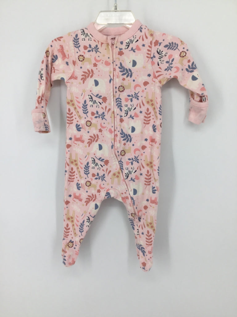 Old Navy Child Size 3-6 Months Pink Sleepers