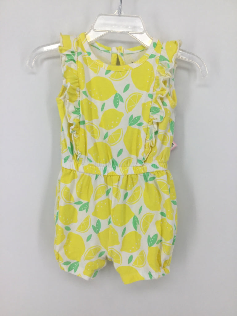 Just One You Made by Carters Child Size 6 Months Yellow Outfit - girls