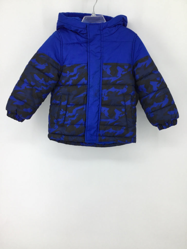 jumping beans Child Size 3 Blue Print Outerwear - boys