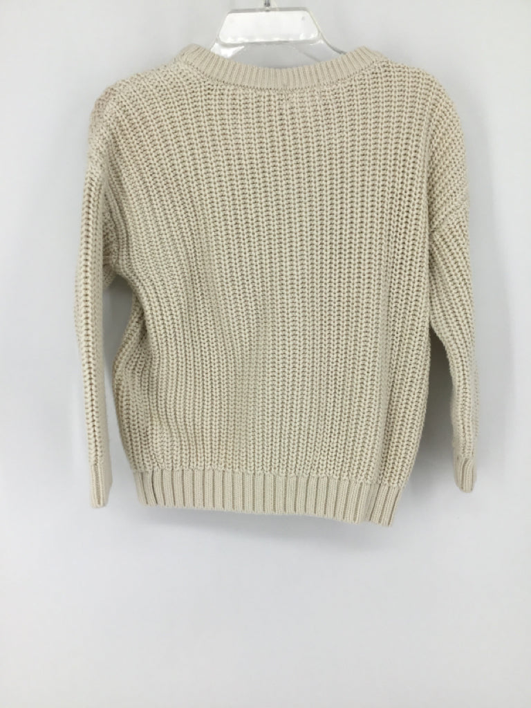 Cat & Jack Child Size 24 Months Cream Solid Sweater - boys