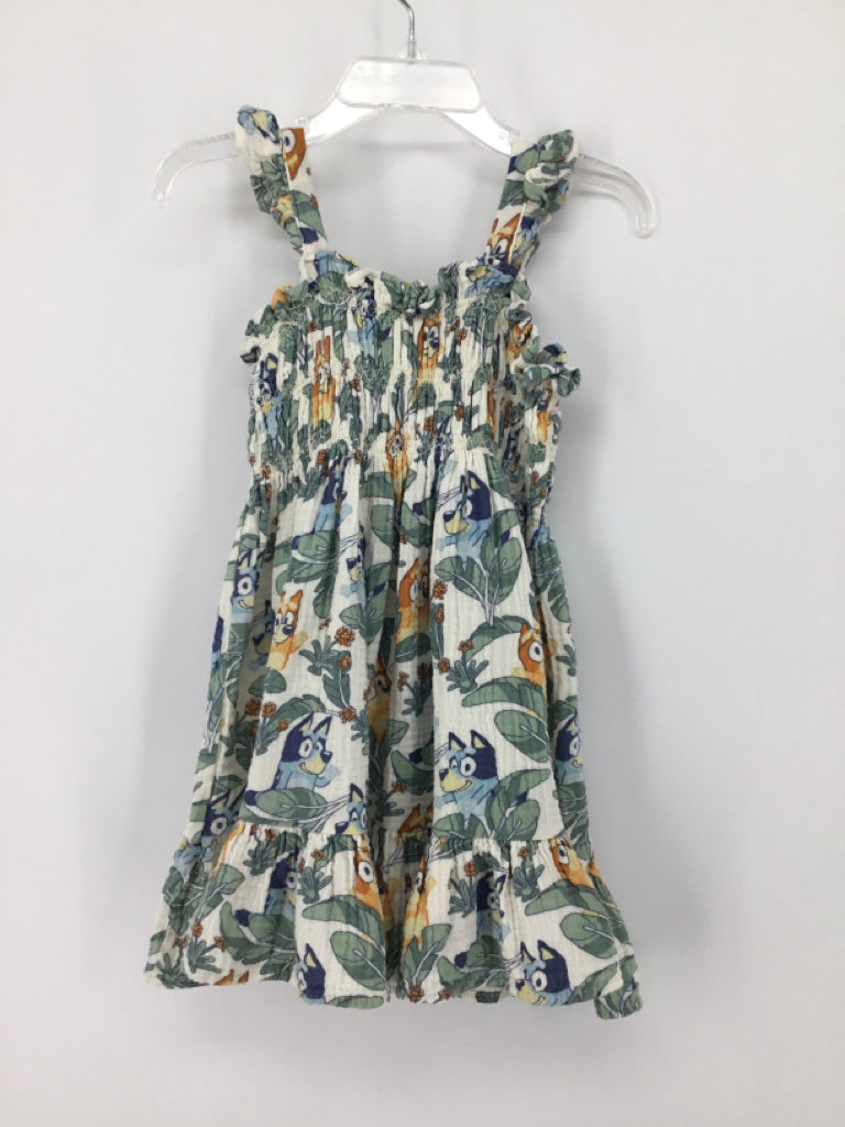 Bluey Child Size 2 Multi-Color Dress - girls