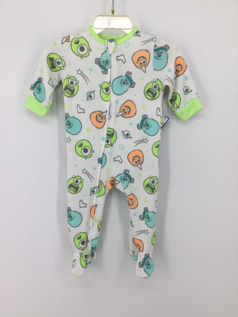 Disney Child Size 3 Months Green Sleepers