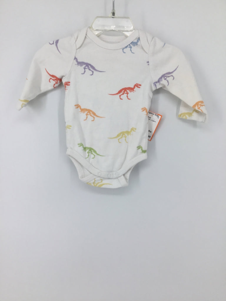 Monica + Andy Child Size 0-3 Months White Onesie