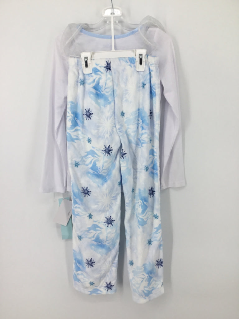 Disney Frozen Child Size 8 Blue Pajamas - girls
