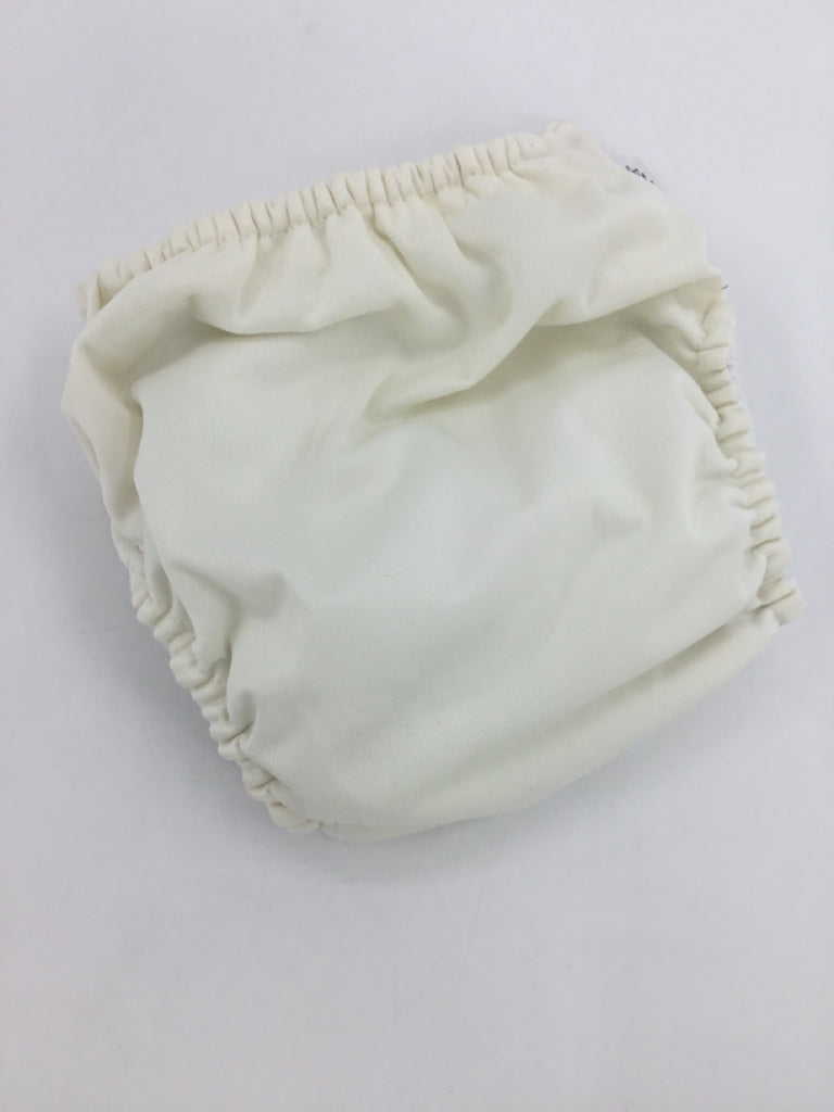 Bum Genius Child Size One Size Cream Solid Free Time Cloth Diaper