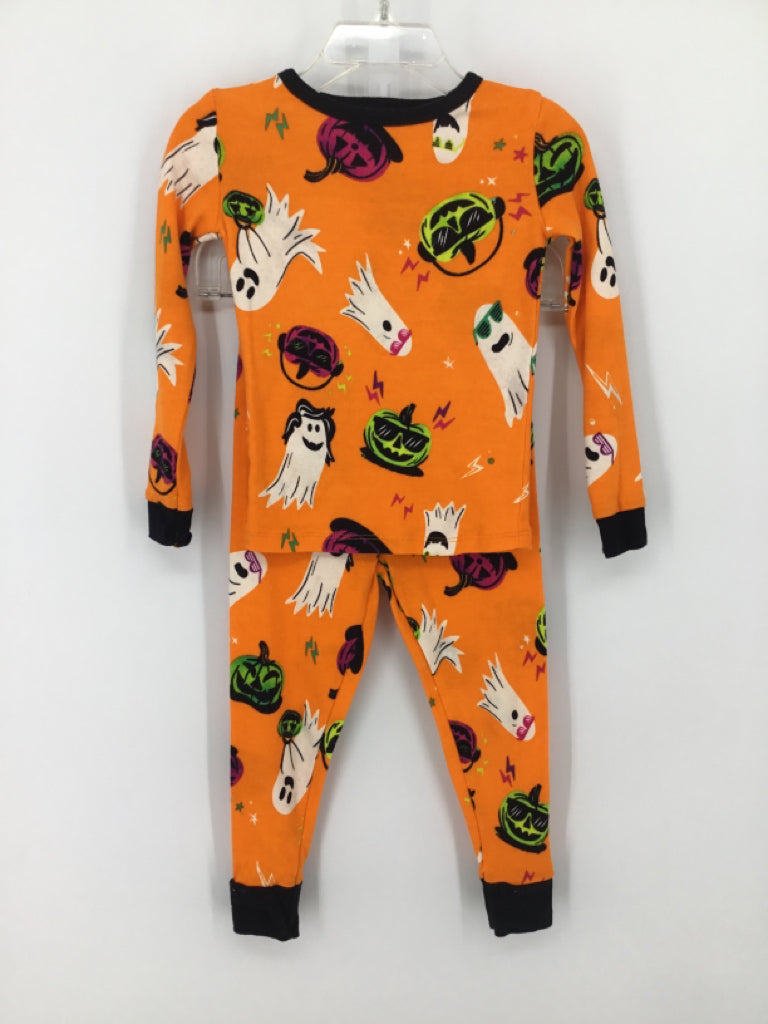 Hyde & Eek! Child Size 3 Orange Halloween Pajamas