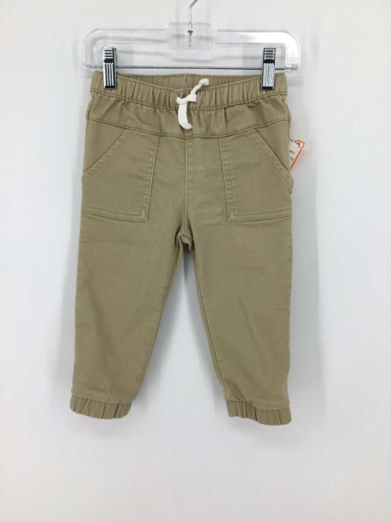 Cat & Jack Child Size 18 Months Tan Solid Pants - boys