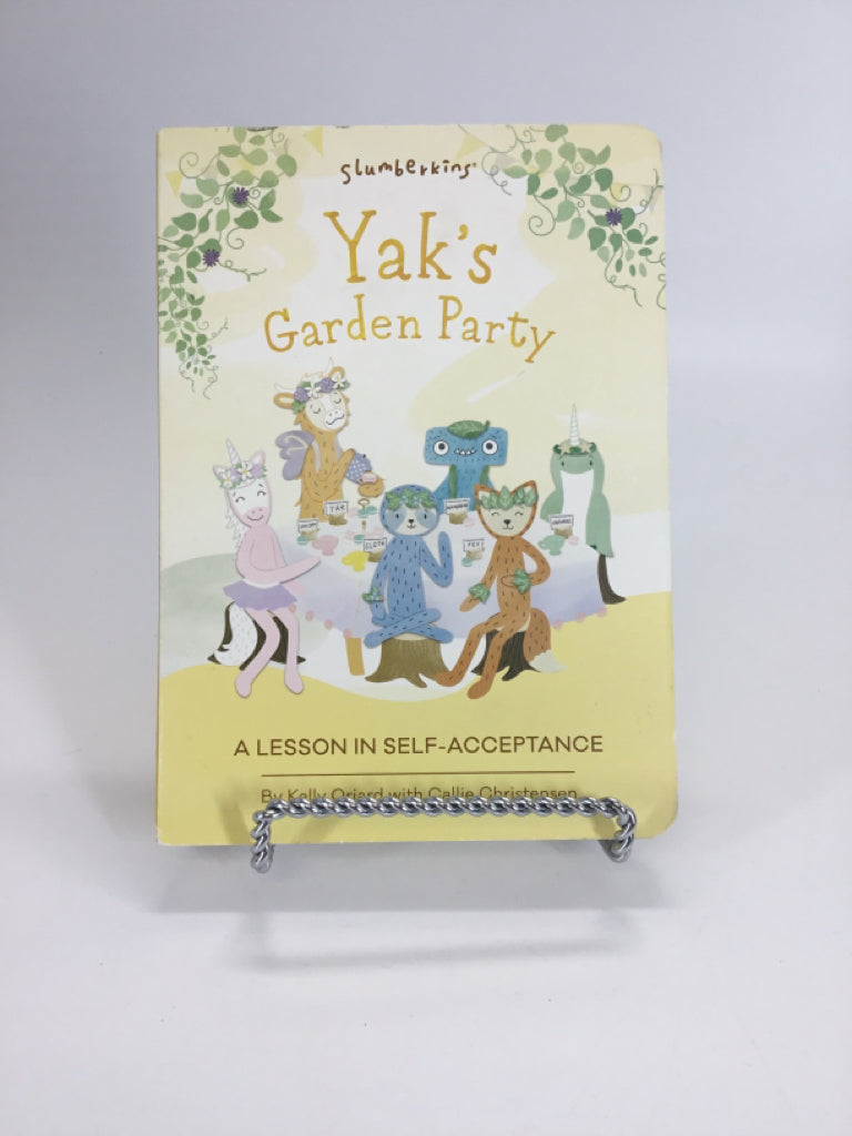 Slumberkins Yak's Garden Party Board Book