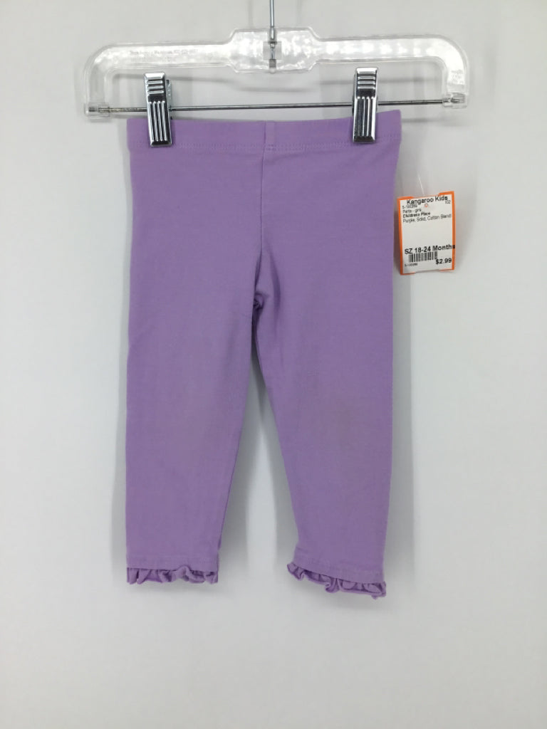 Childrens Place Child Size 18-24 Months Purple Pants - girls
