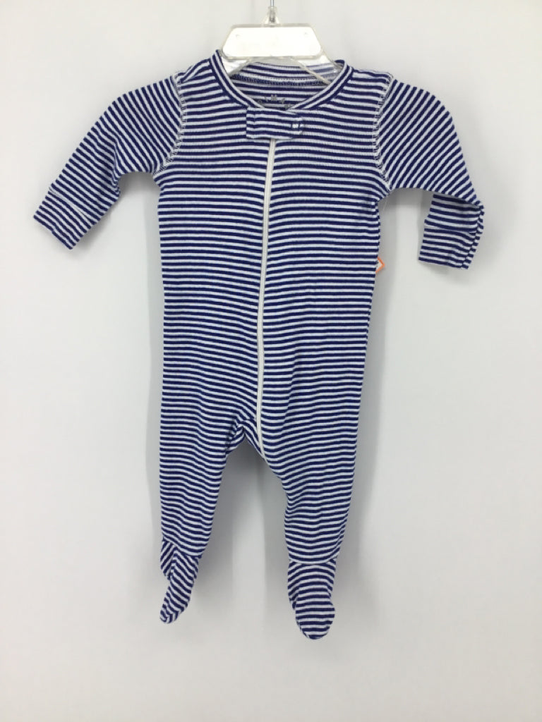 primary Child Size 0-3 Months Navy Sleepers