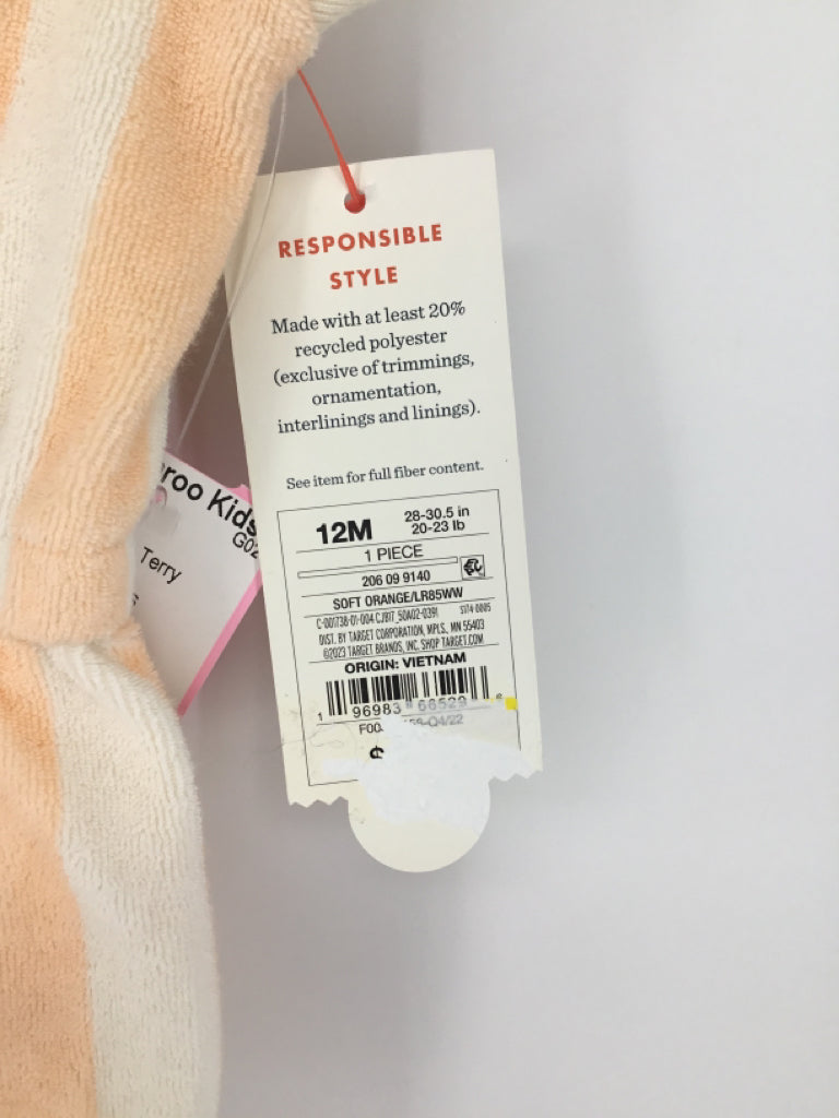 Cat & Jack Child Size 12 Months Peach Outfit - girls