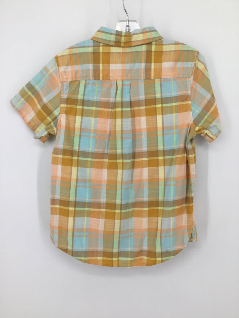 Cat & Jack Child Size 8 Multi-Color Plaid Shirt - boys