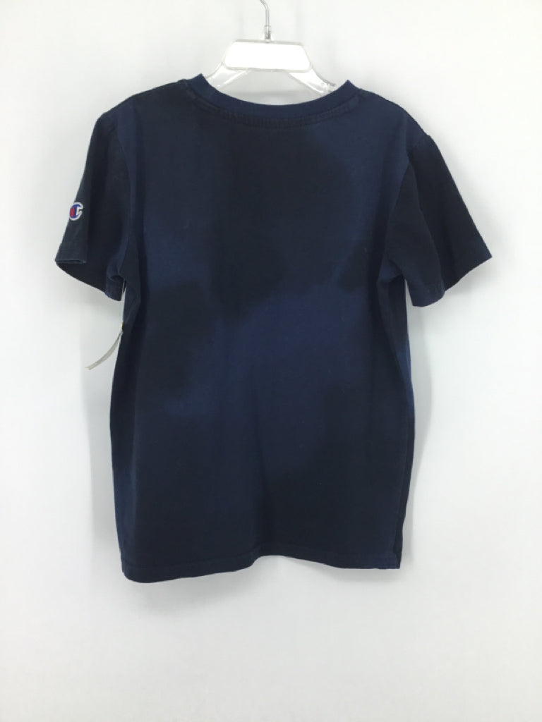 Champion Child Size 6 Blue screen printed T-shirt - boys