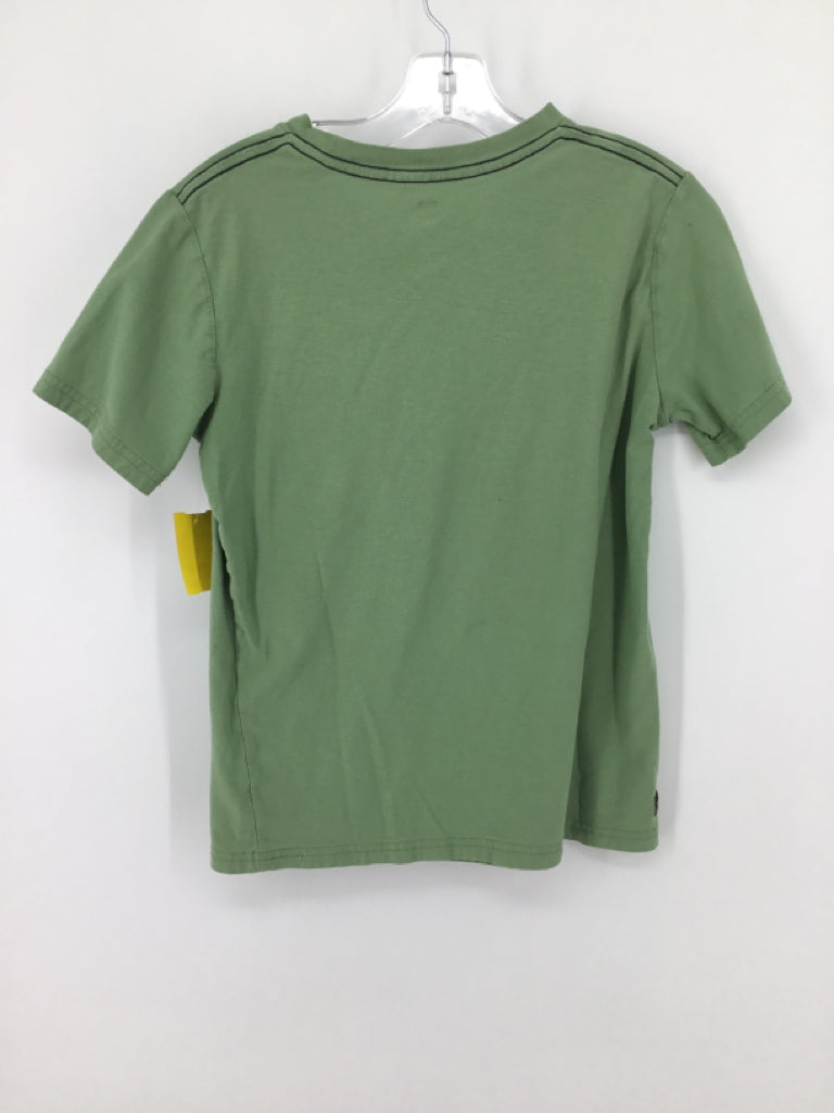 Tea Child Size 12 Green screen printed T-shirt - boys