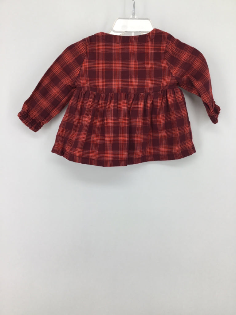 Cat & Jack Child Size 3-6 Months Red Shirt - girls