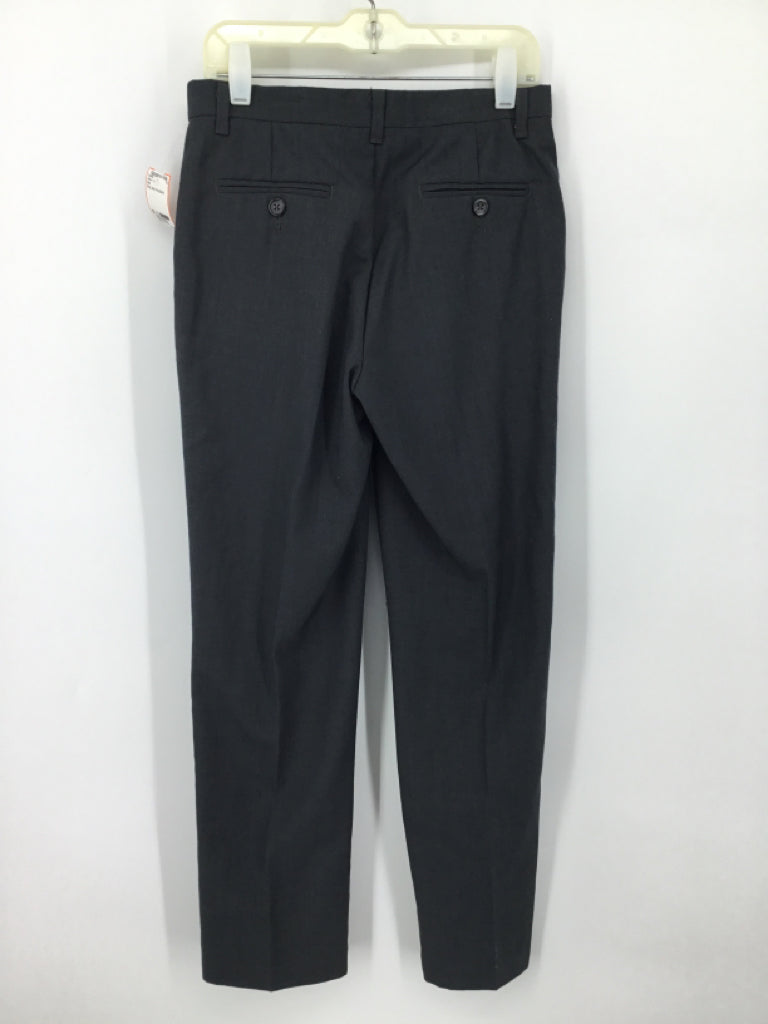 Izod Child Size 12 Gray Solid Pants - boys