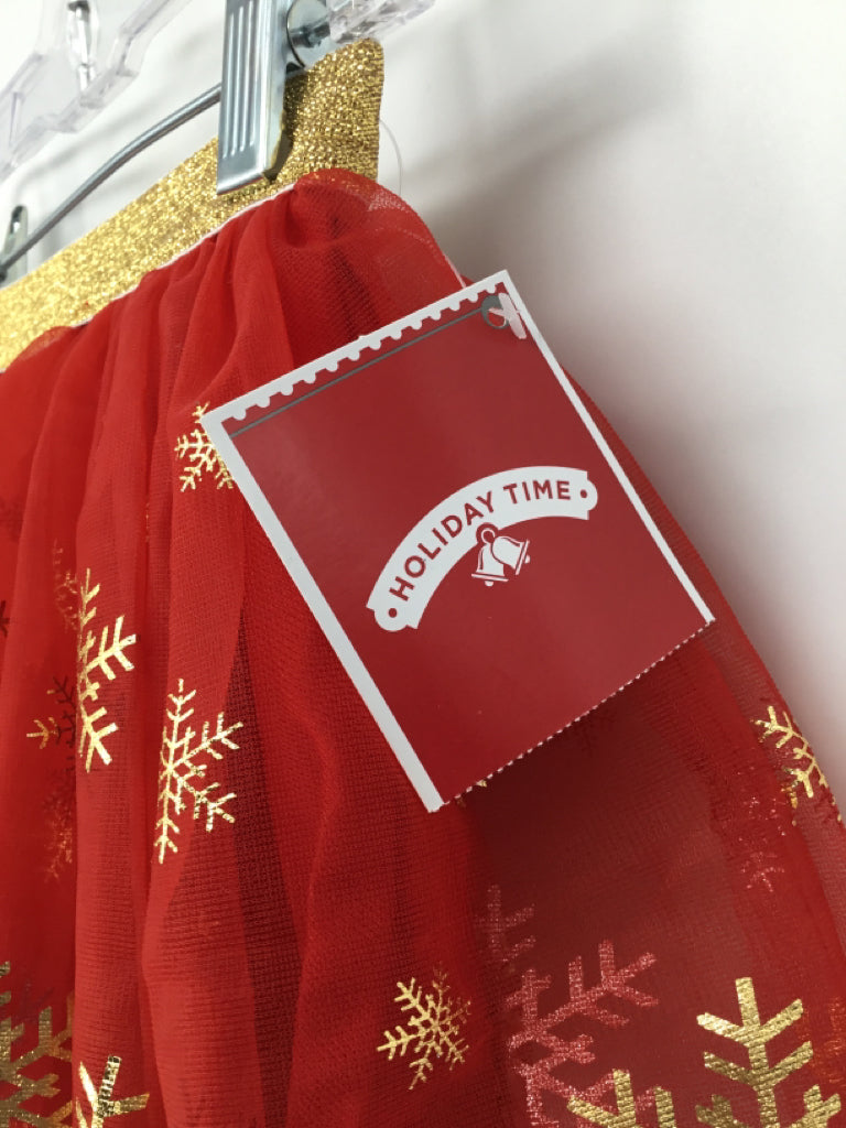 Holiday Time Child Size 2 Red Christmas TuTu