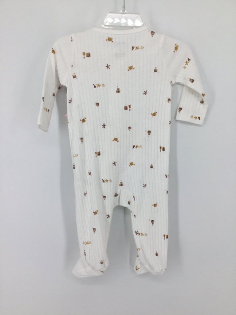 Just One You Made by Carters Child Size 6 Months White Print Shirt - boys