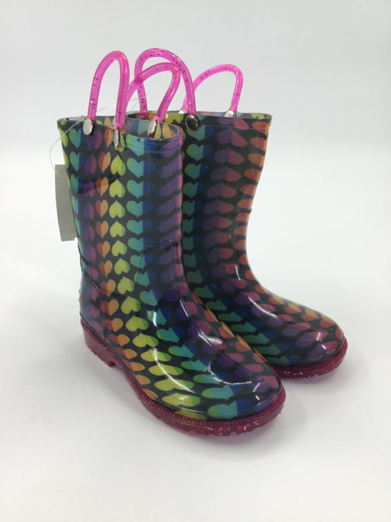Wildkin Child Size 10 Multi-Color Rain/Snow Boots