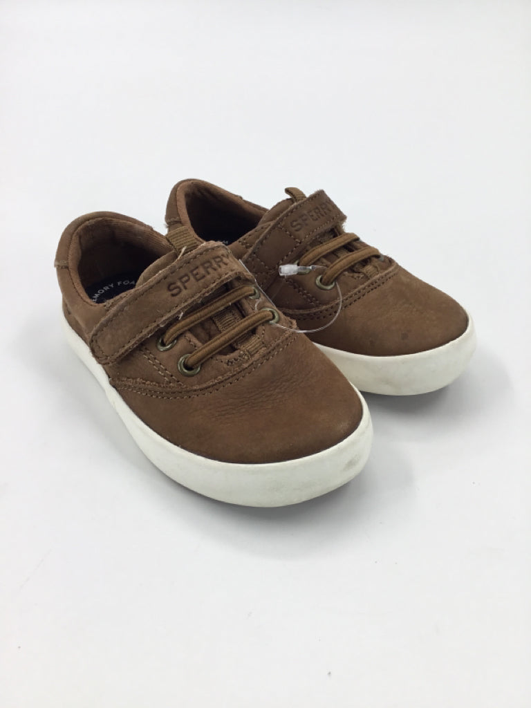 Sperry Child Size 6.5 Toddler Brown Dress Shoes